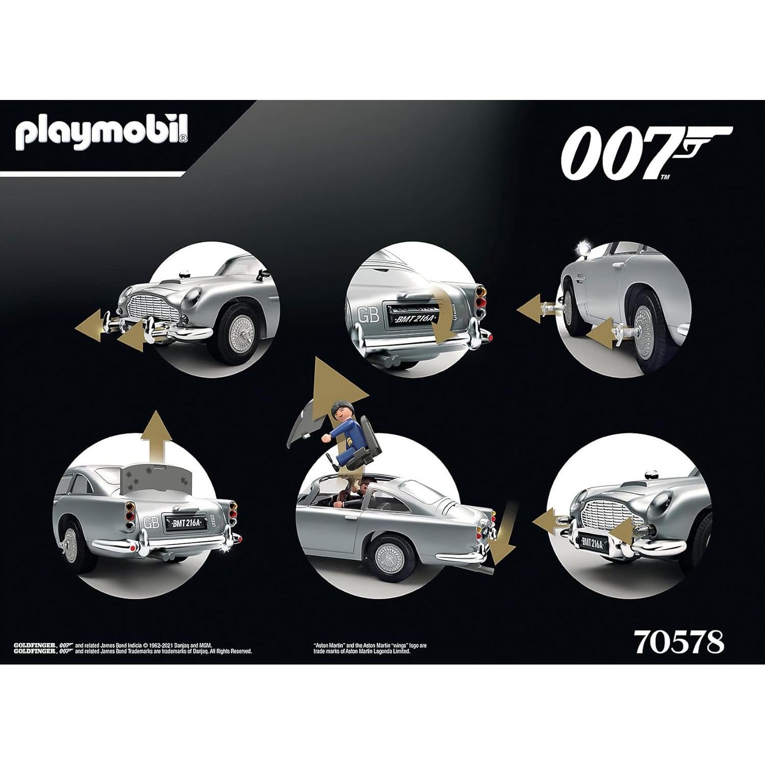 Playmobil Aston Martin DB5 James Bond Goldfinger