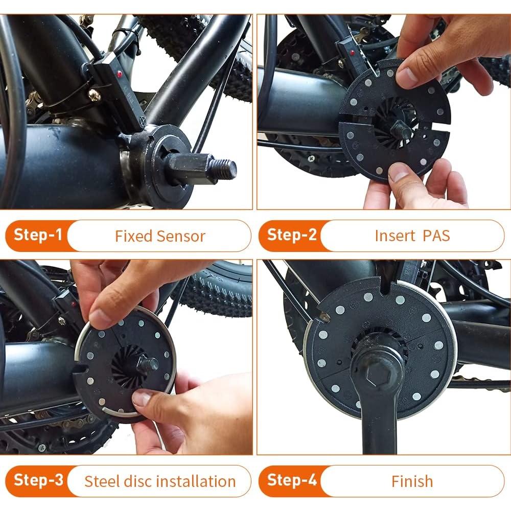 Sensor de Asistencia al Pedal HUDAMZKY KT D12 para Bicicleta