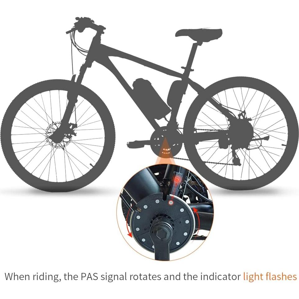 Sensor de Asistencia al Pedal HUDAMZKY KT D12 para Bicicleta