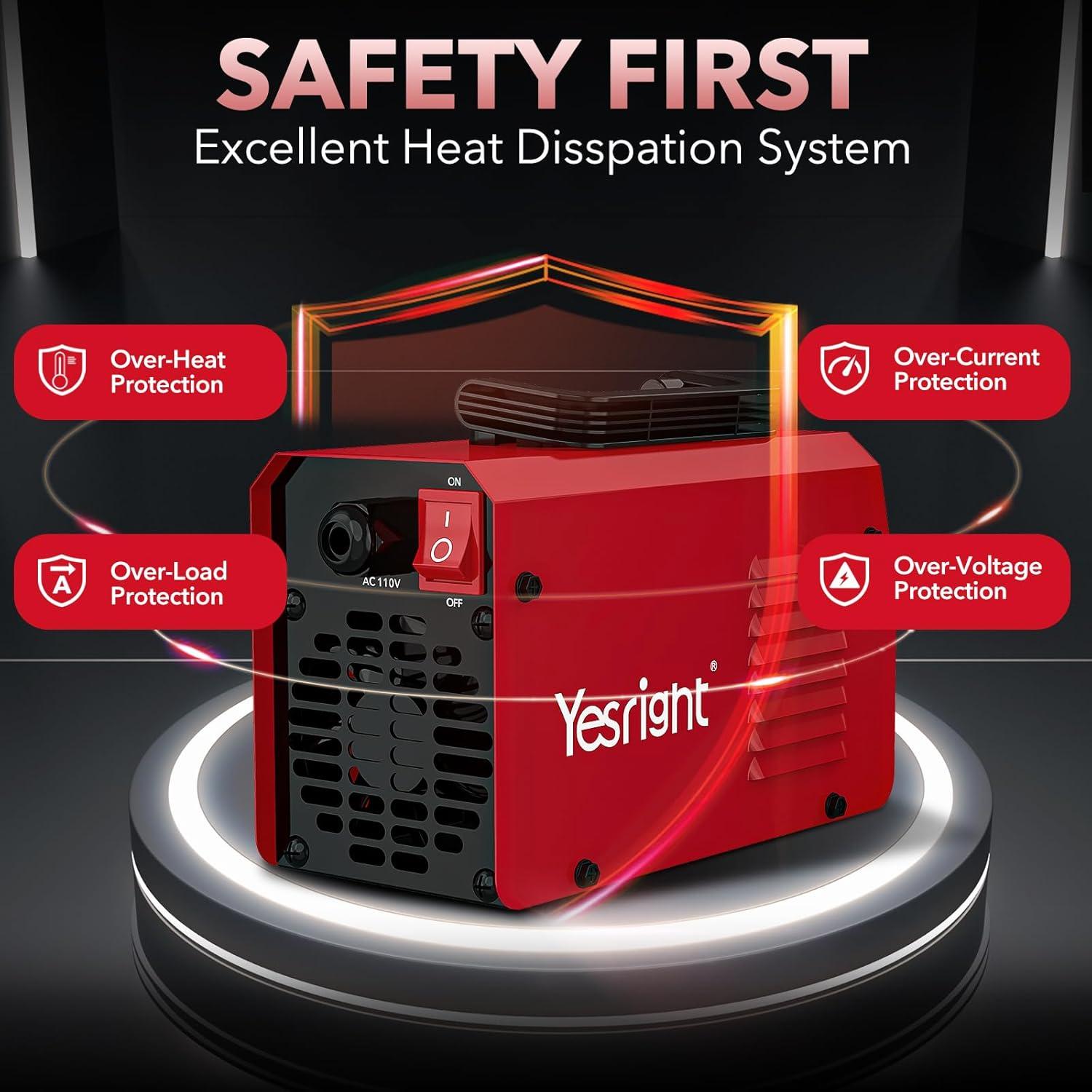 Soldadora Portátil YesRight Mini Stick 200A 110V IGBT