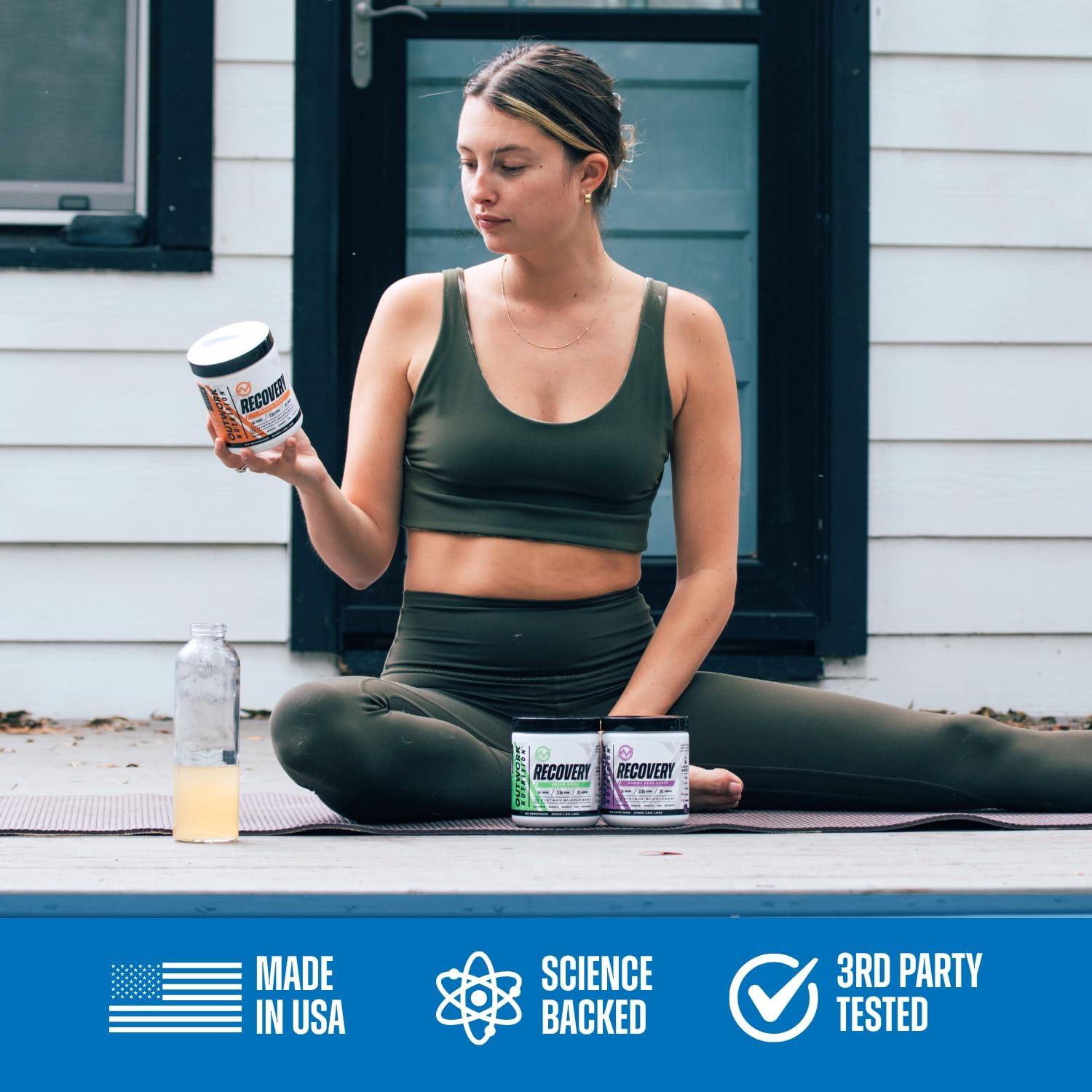 Polvo de Recuperación Post Entrenamiento Outwork Nutrition 240g - Creatina, Ashwagandha y Cereza Ácida