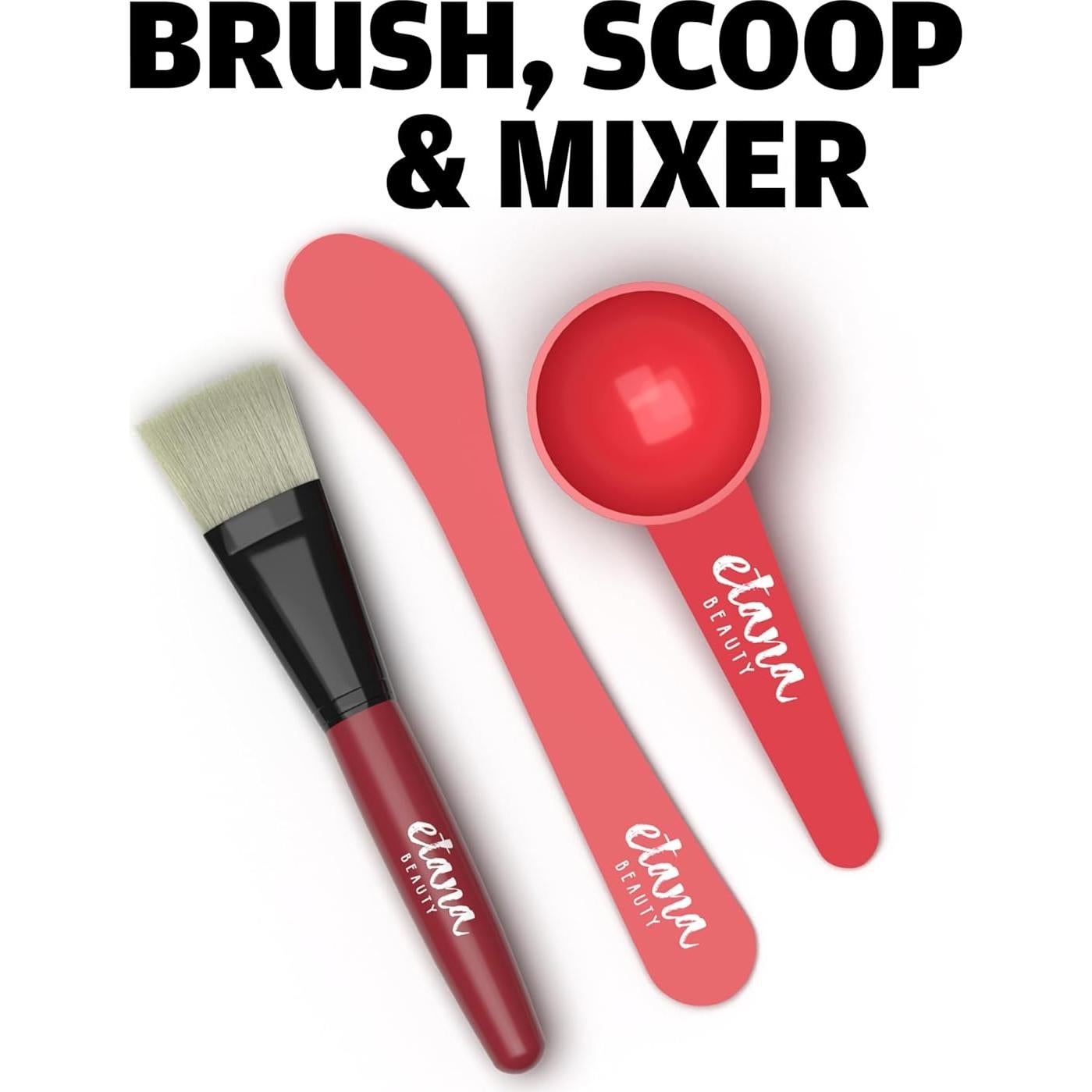 Kit de Mascarilla de Arcilla Azteca Etana - 100% Natural 450g