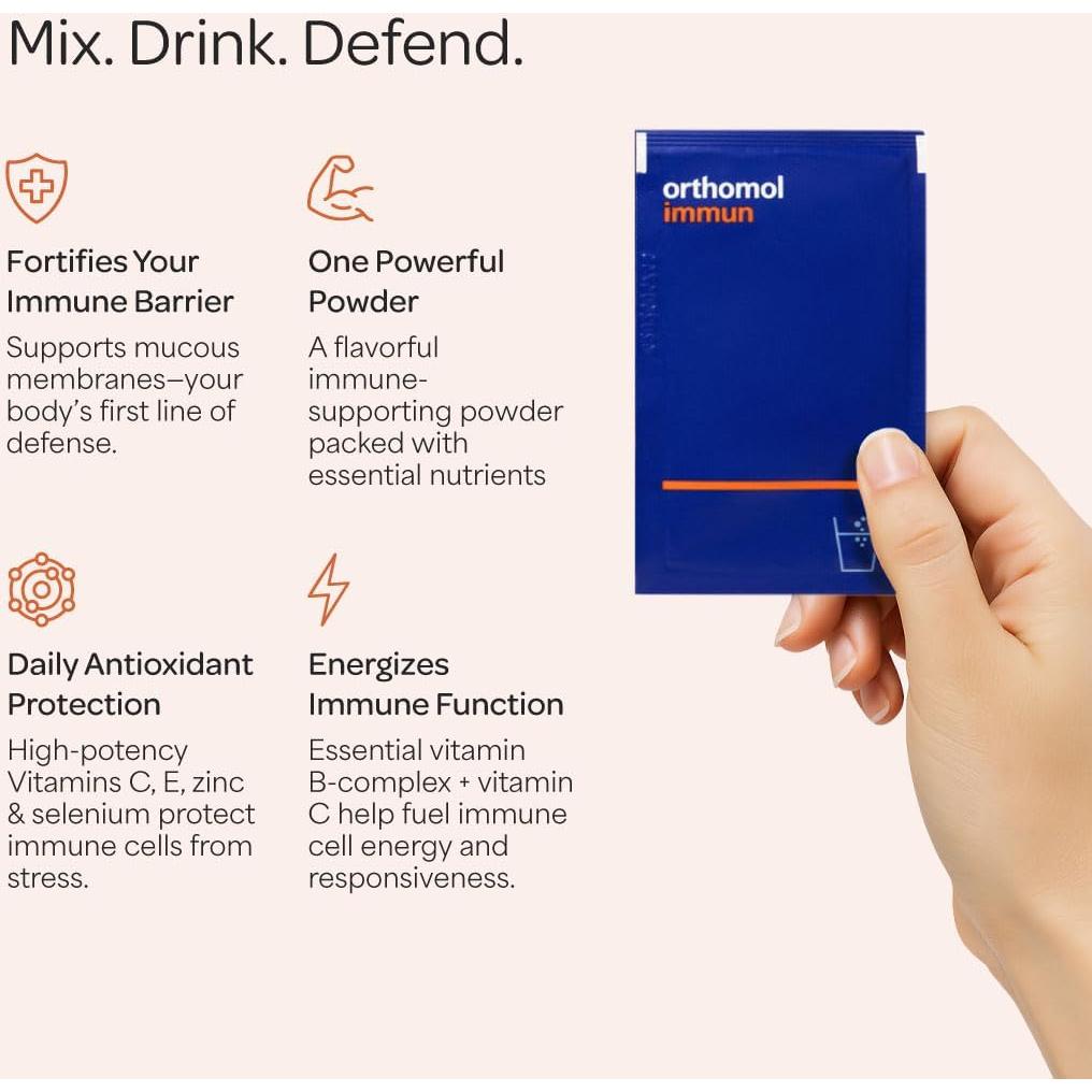 Orthomol Immun Suplemento Inmunológico 30 Días Polvo