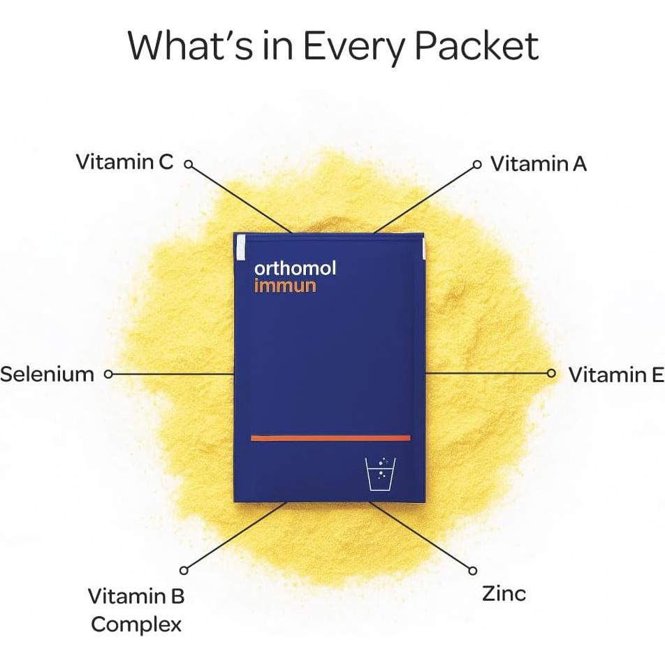 Orthomol Immun Suplemento Inmunológico 30 Días Polvo