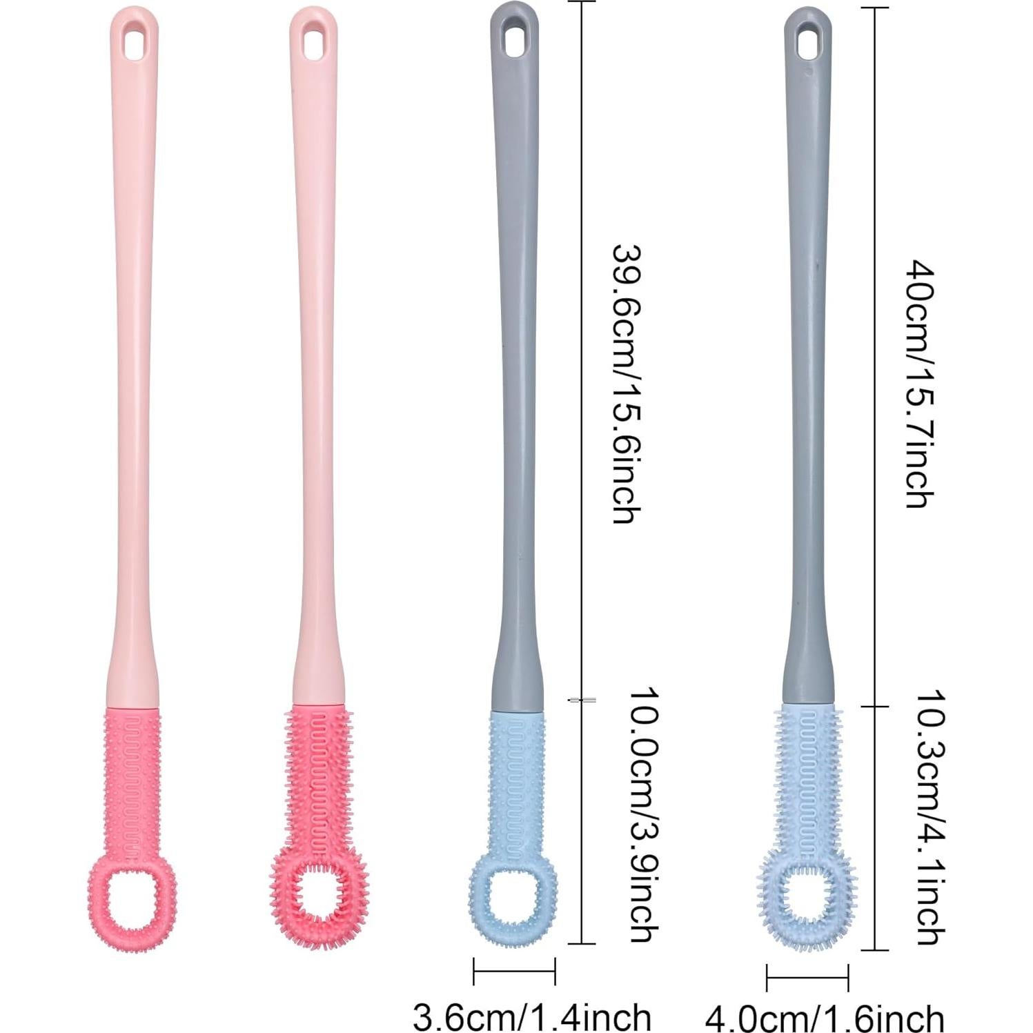 Cepillo de Limpieza de Pies OWIIZI 39.88 cm Silicona 2Pack