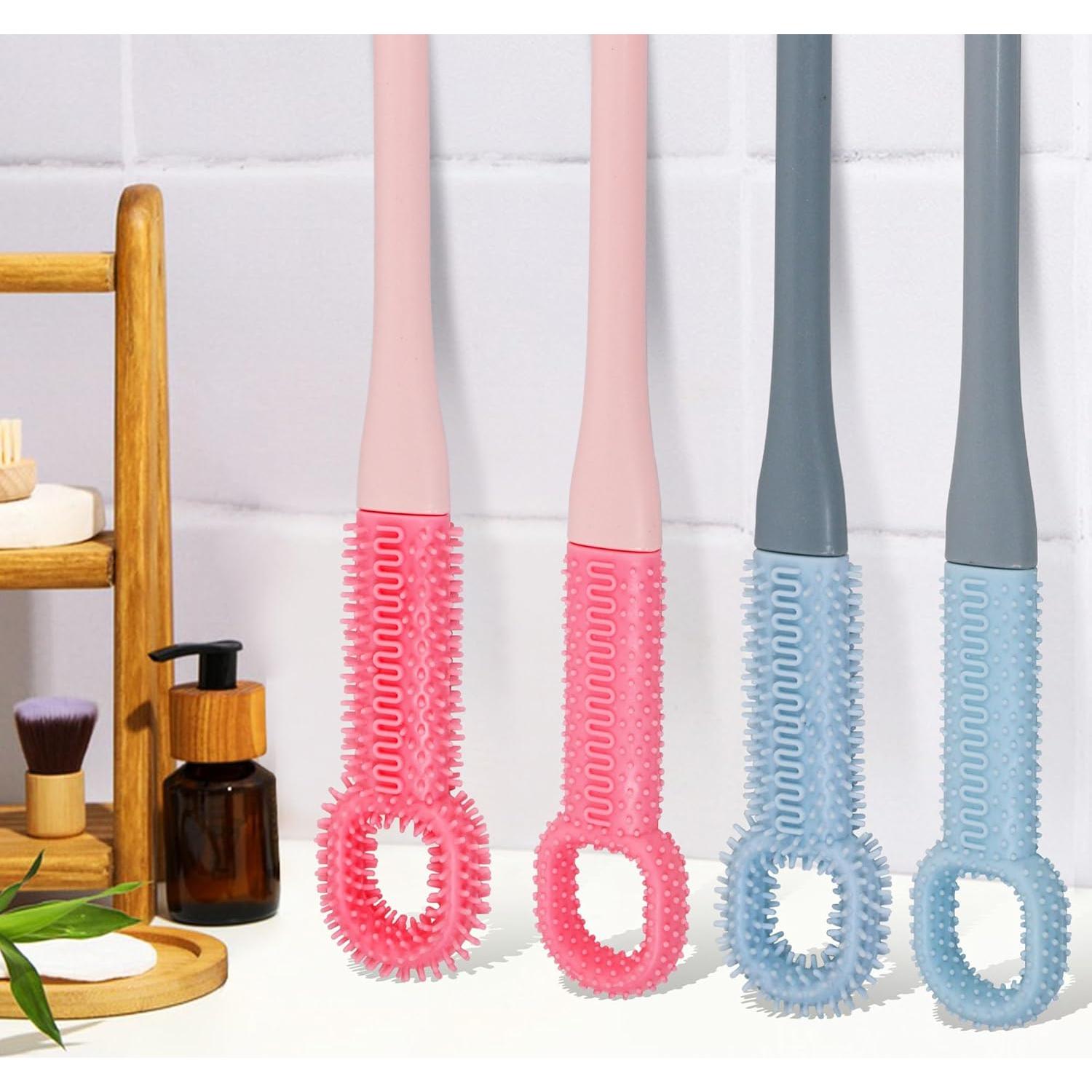 Cepillo de Limpieza de Pies OWIIZI 39.88 cm Silicona 2Pack