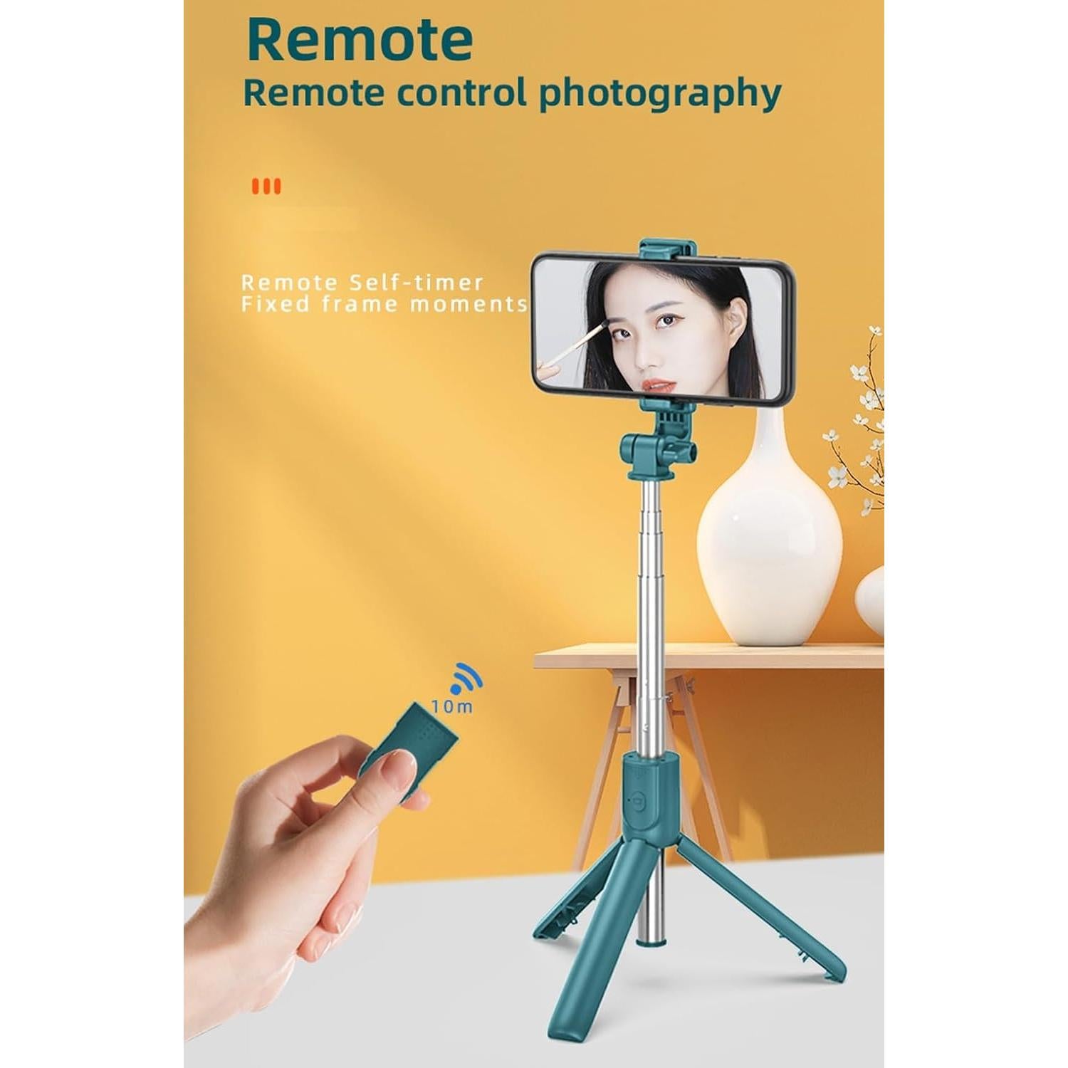 Trípode para Selfie XIHAMA 3 en 1 con Control Remoto Inalámbrico