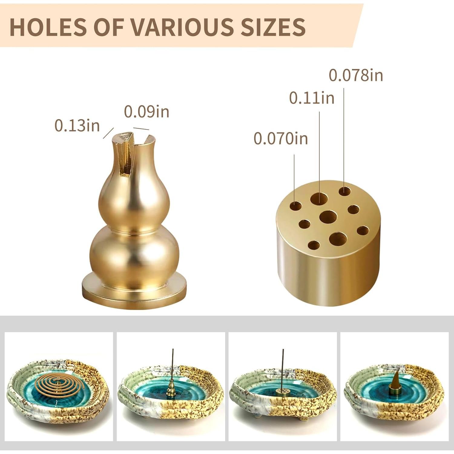 Quemador de Incienso Cerámica X&Y Life 13 cm Azul