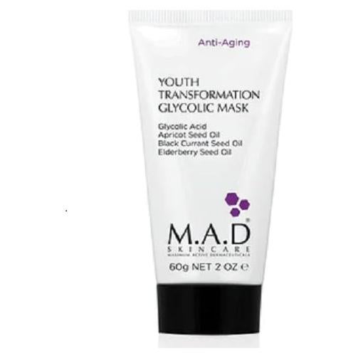 M.A.D Skincare Máscara Anti-Envejecimiento 60 ml con Ácido Glicólico