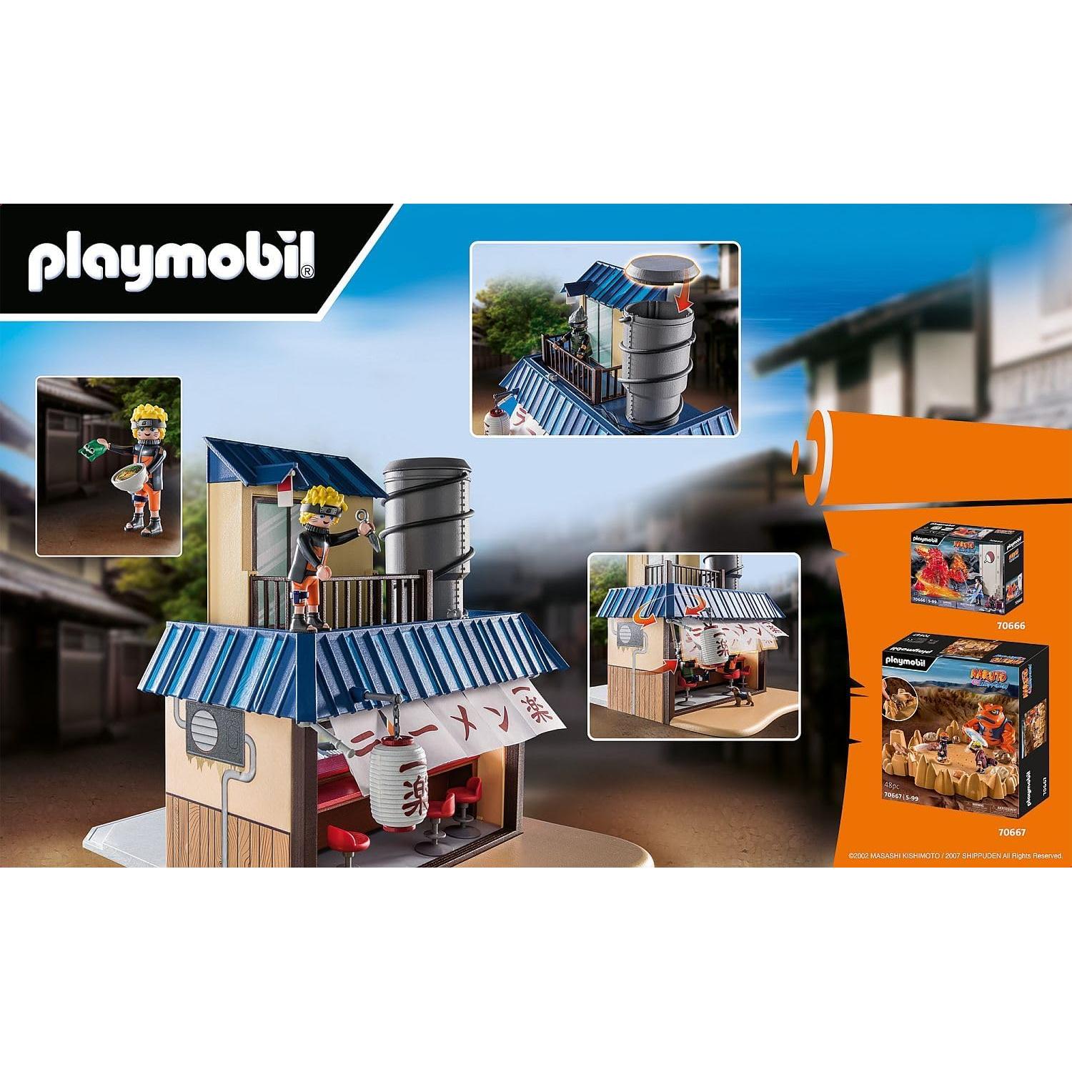 Playmobil Ichiraku Ramen Naruto 70668 1.36kg 4-10 años