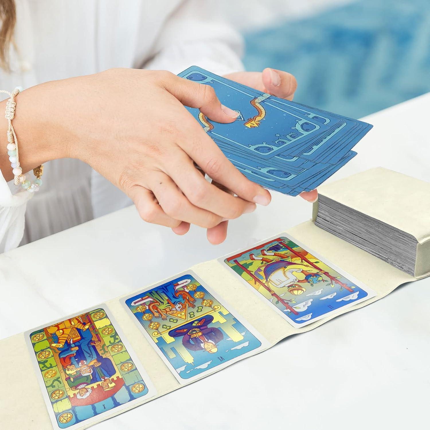 Set de Bolsas de Tarot Knana Terciopelo Gris y Blanco