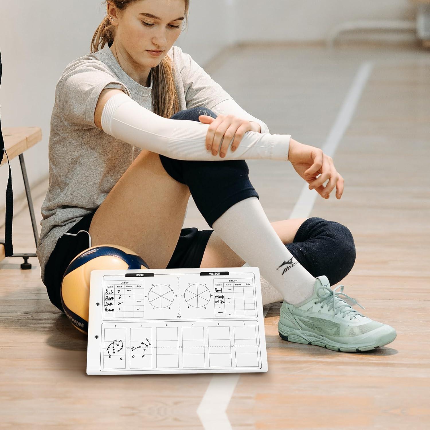 Pizarra Entrenadores Voleibol HIGHRAZON Doble Cara 35.5x22.9cm