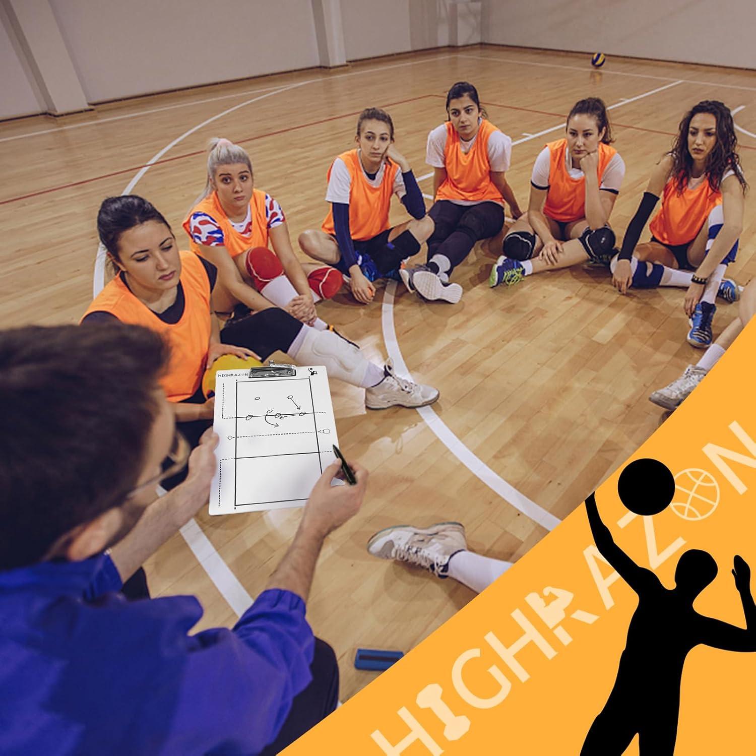 Pizarra Entrenadores Voleibol HIGHRAZON Doble Cara 35.5x22.9cm