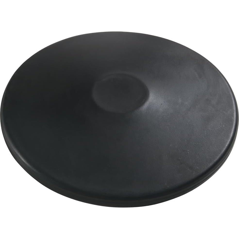 Disco de goma negro PORT A PIT 1 kg para deportes al aire libre