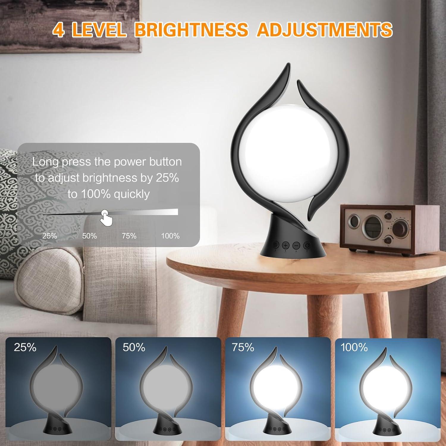 Lámpara de Terapia de Luz Voraiya 10000 Lux LED 3 Colores