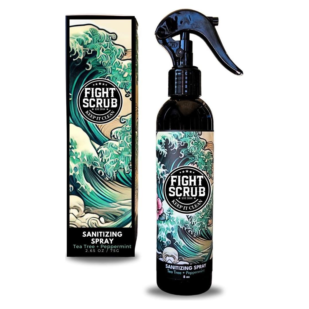 Spray Desodorante Fight Scrub 240ml Menta y Árbol de Té