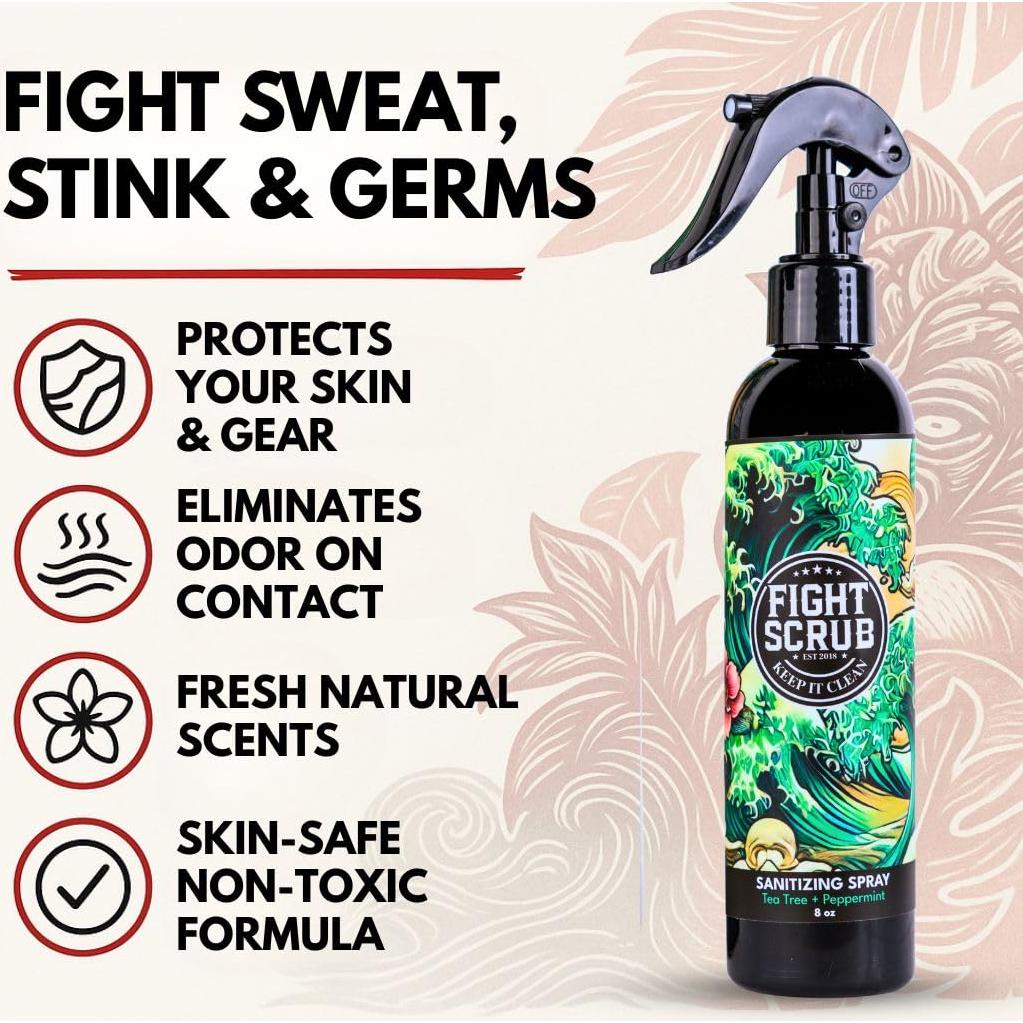 Spray Desodorante Fight Scrub 240ml Menta y Árbol de Té