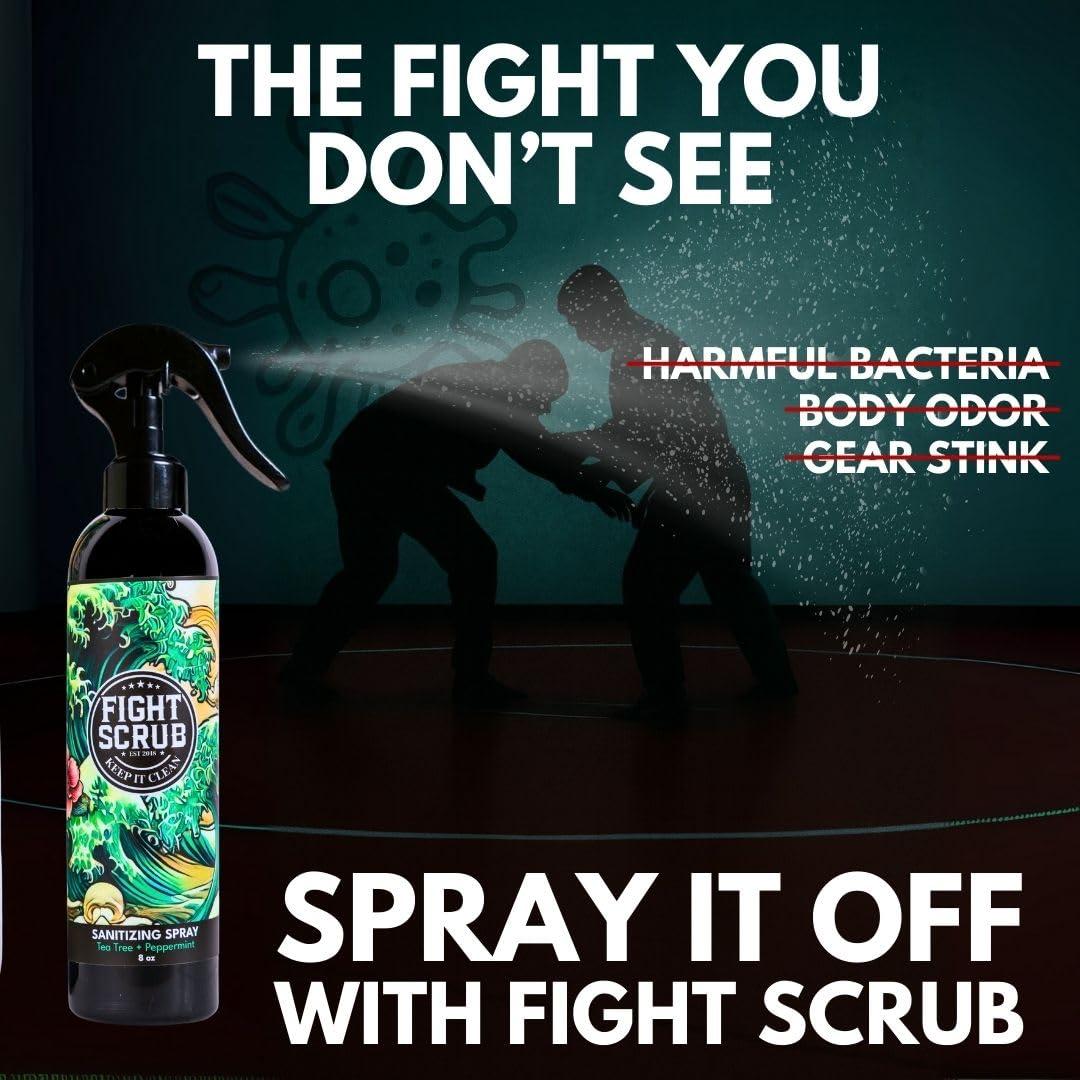 Spray Desodorante Fight Scrub 240ml Menta y Árbol de Té
