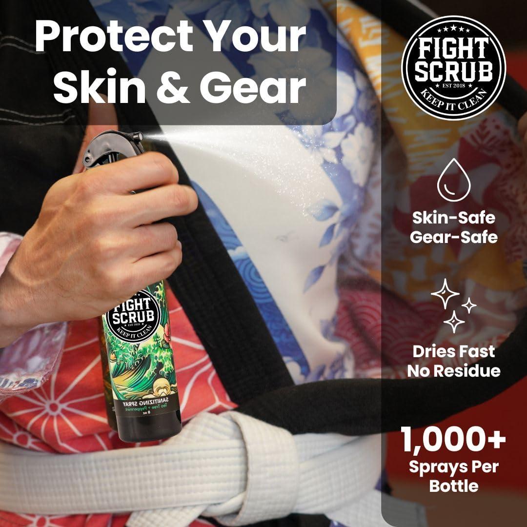 Spray Desodorante Fight Scrub 240ml Menta y Árbol de Té