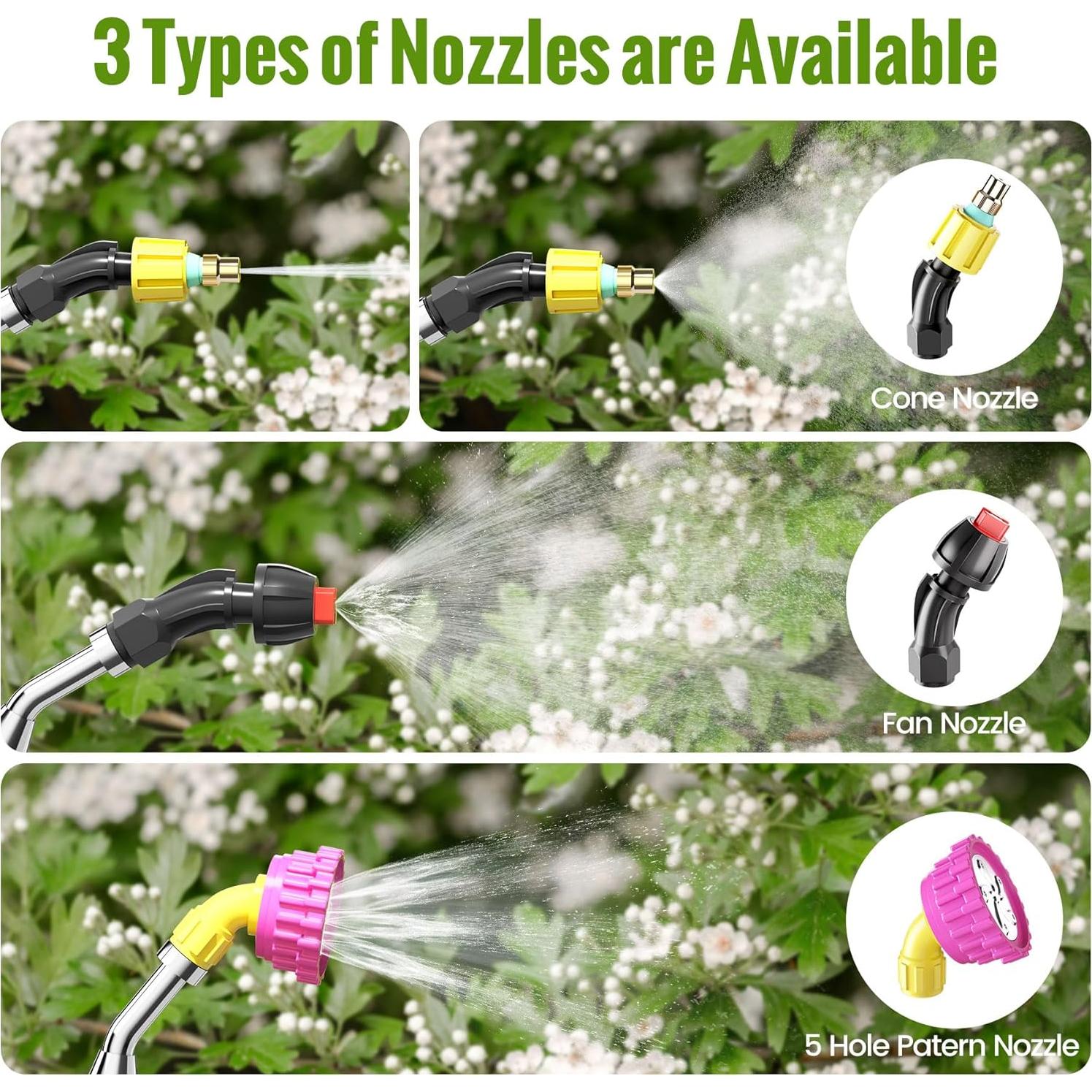 Pulverizador a Batería TIDY PALM 12L Naranja con Varilla Telescópica