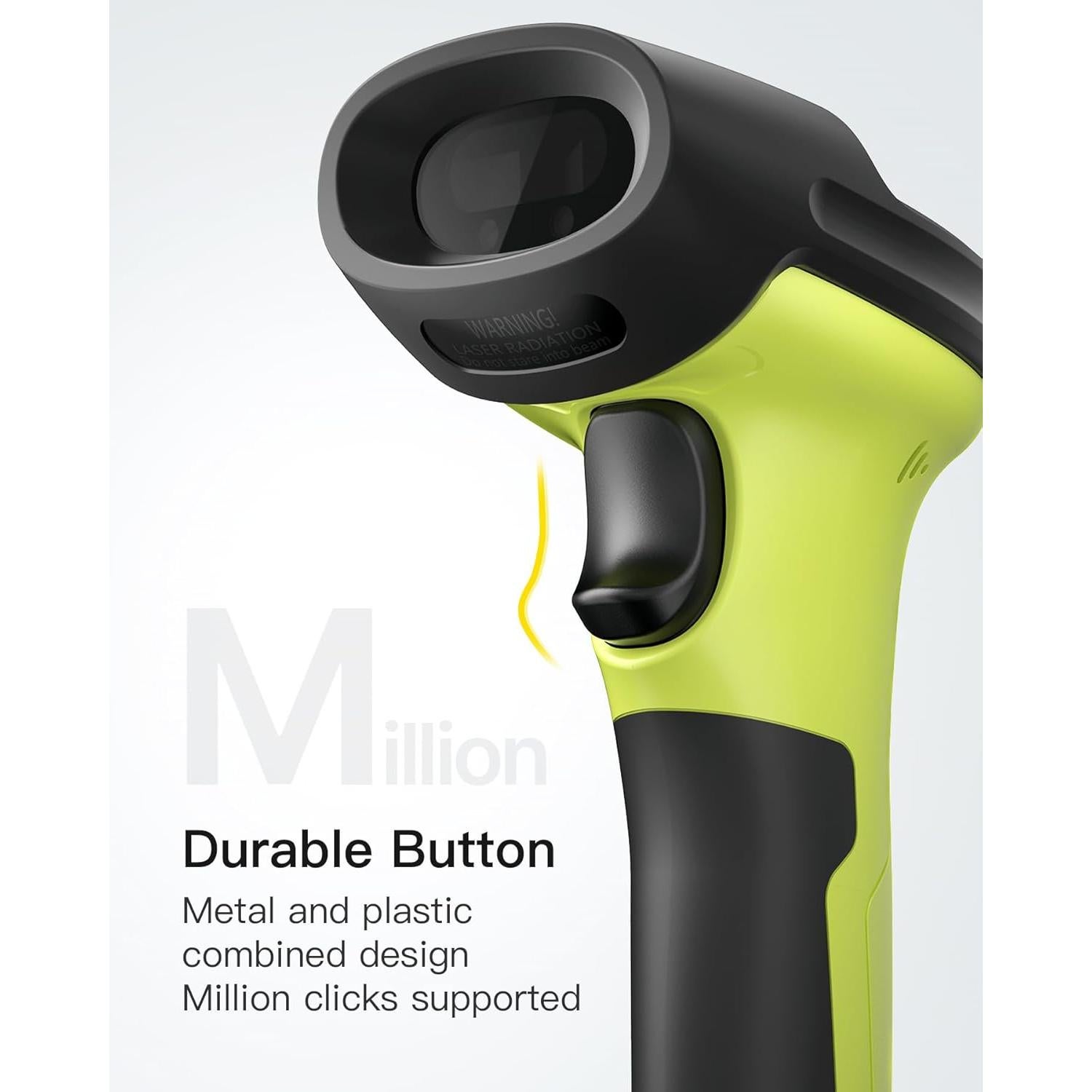 Escáner de Código de Barras Inateck BCST-60 Inalámbrico Verde