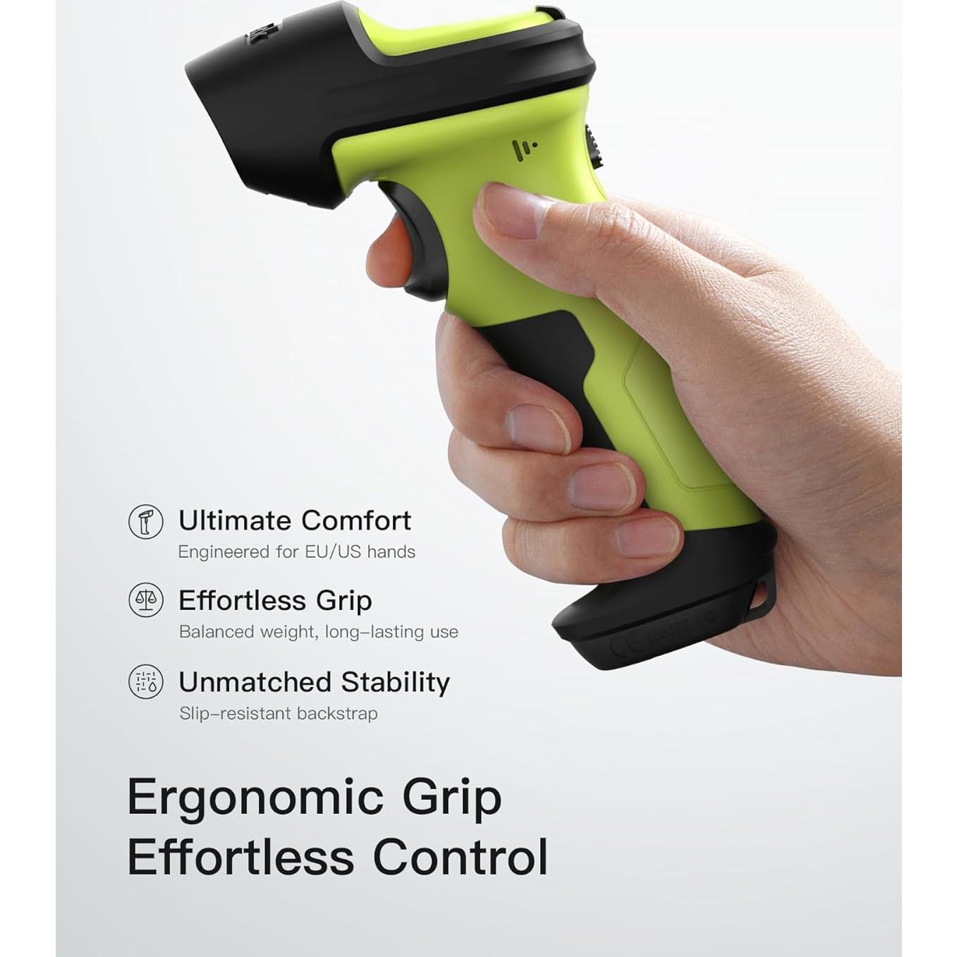 Escáner de Código de Barras Inateck BCST-60 Inalámbrico Verde