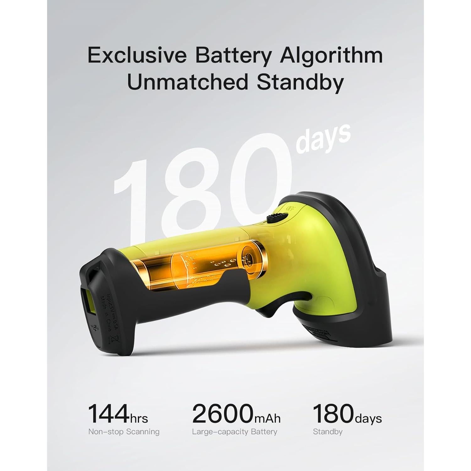 Escáner de Código de Barras Inateck BCST-60 Inalámbrico Verde