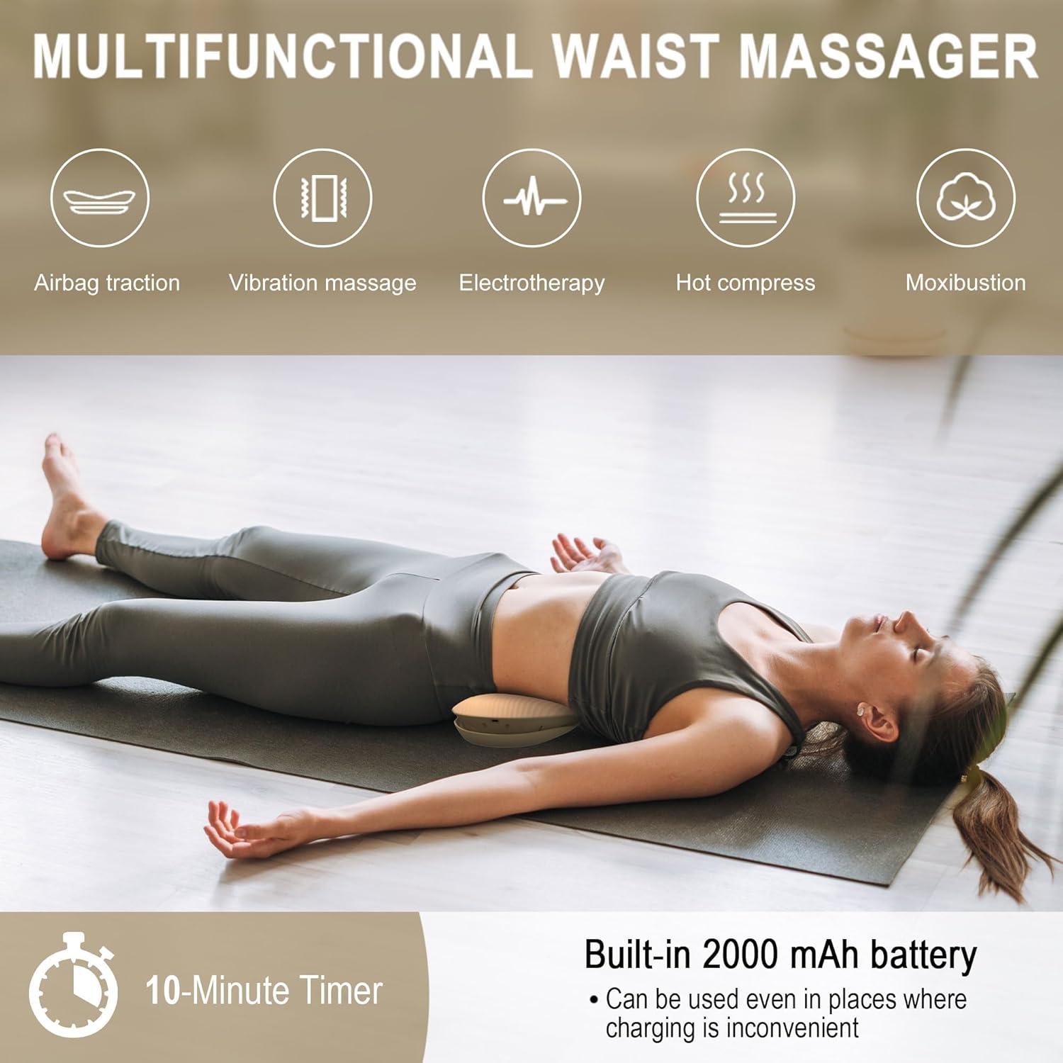 Estirador de Espalda Eléctrico Guganas JA-W3 con Calor y Electroterapia