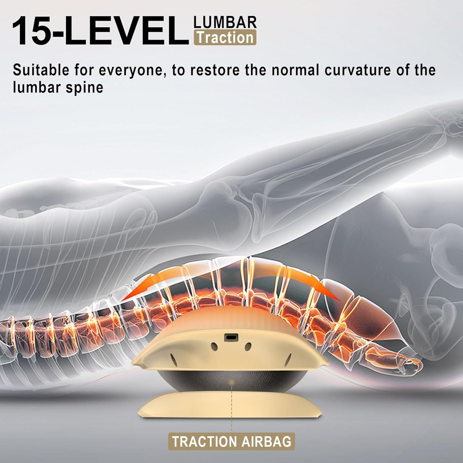 Estirador de Espalda Eléctrico Guganas JA-W3 con Calor y Electroterapia