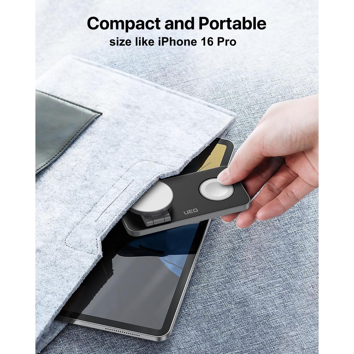 Estación de Carga Inalámbrica 3 en 1 para Apple - Negro