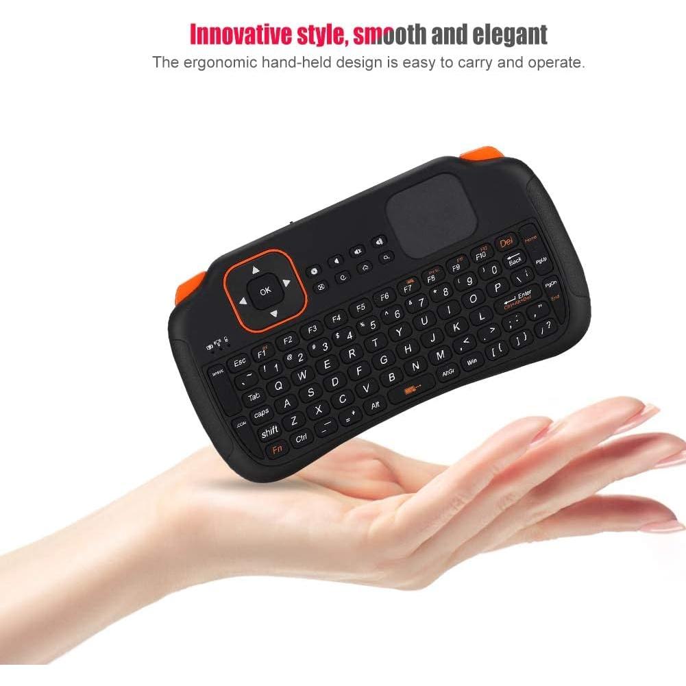 Mini Teclado QWERTY Yoidesu con Touchpad 2.4GHz Recargable