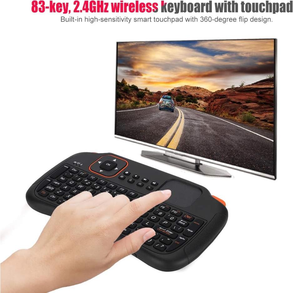 Mini Teclado QWERTY Yoidesu con Touchpad 2.4GHz Recargable