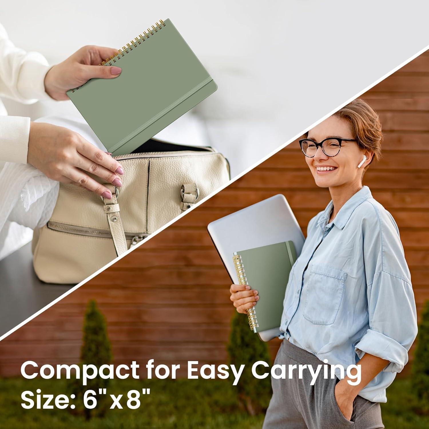 Cuaderno Espiral Taja Verde A5 140 Páginas Rayado Tapa Dura