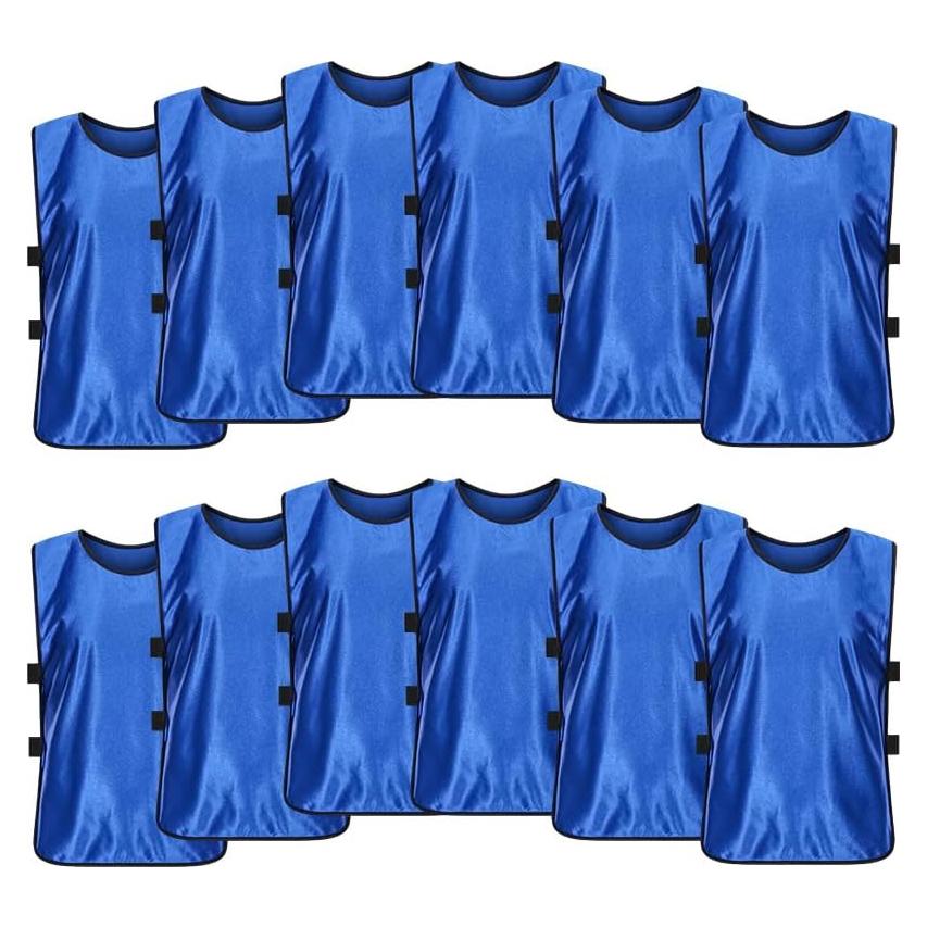 Paquete de 12 Chalecos de Entrenamiento SHIJIXING - Adultos y Niños