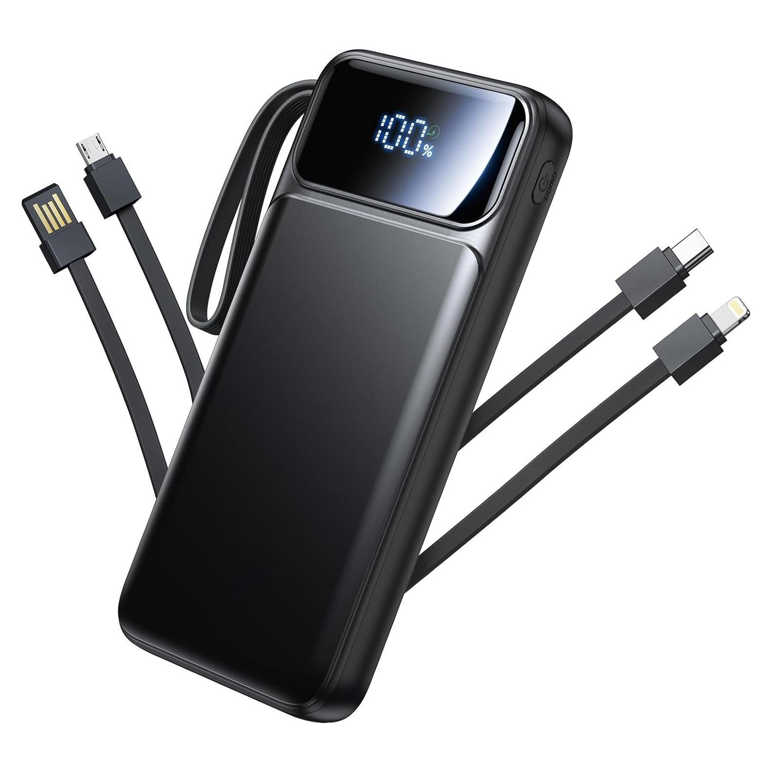 Banco de Energía Aioneus 10000mAh Carga Rápida 22.5W 6 Salidas