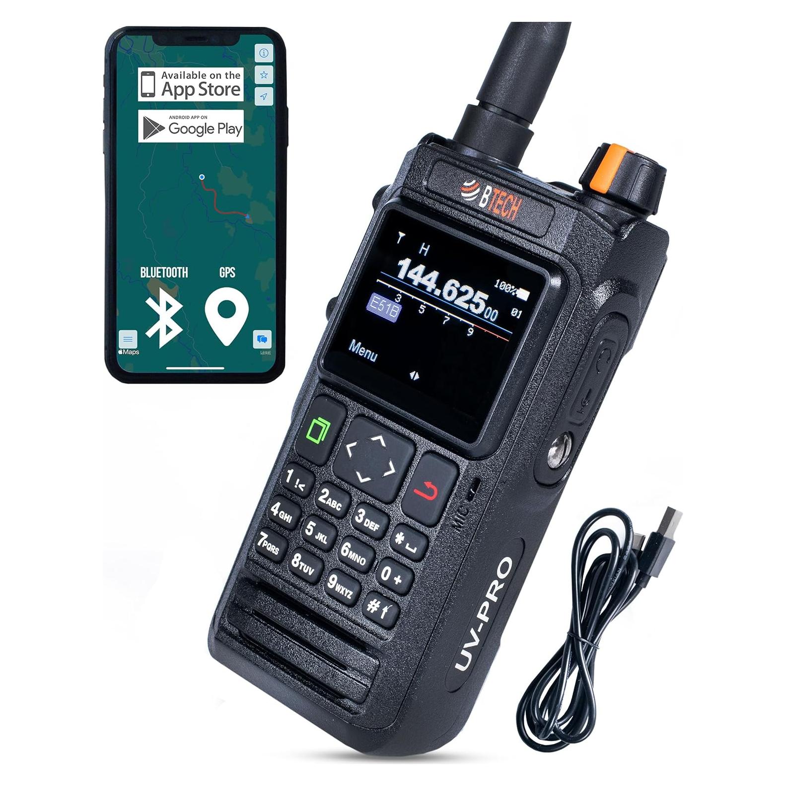 Radio Bidireccional BTECH UV-PRO VHF/UHF IP67 Bluetooth GPS