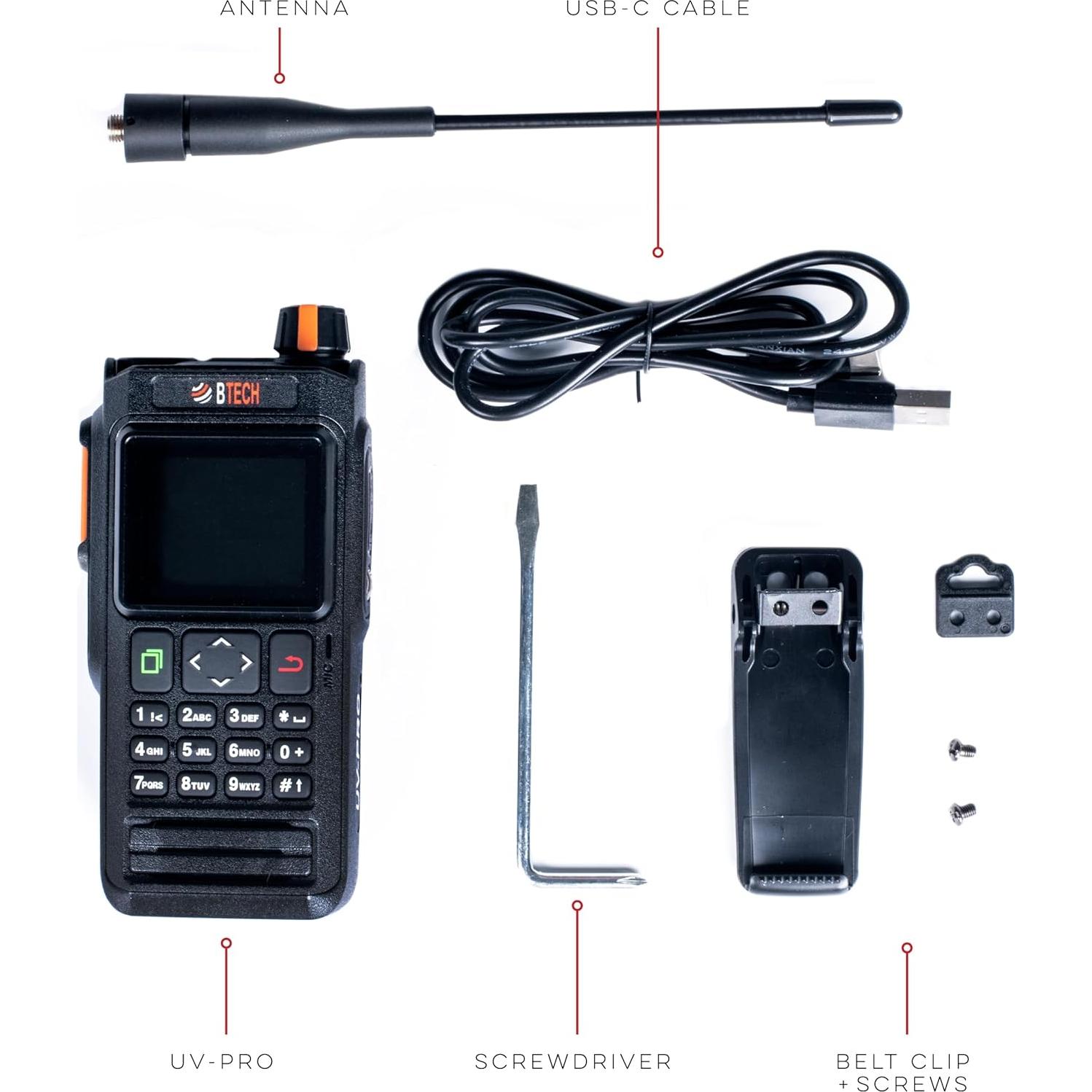 Radio Bidireccional BTECH UV-PRO VHF/UHF IP67 Bluetooth GPS