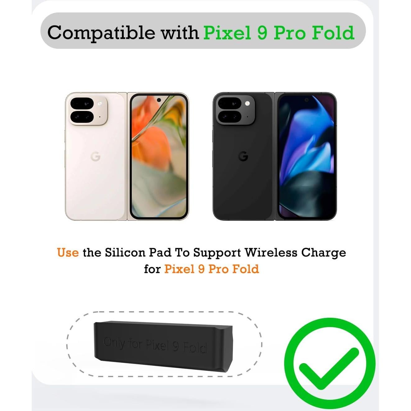 Cargador Inalámbrico 3 en 1 KARTICE para Pixel Watch 2