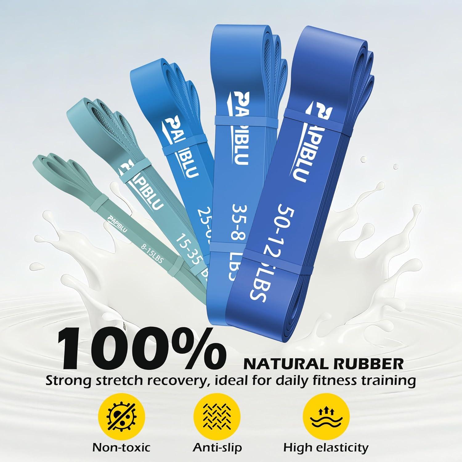 Bandas de Resistencia PAPIBLU PAB-006, 5 Niveles 3.6-56.7 kg