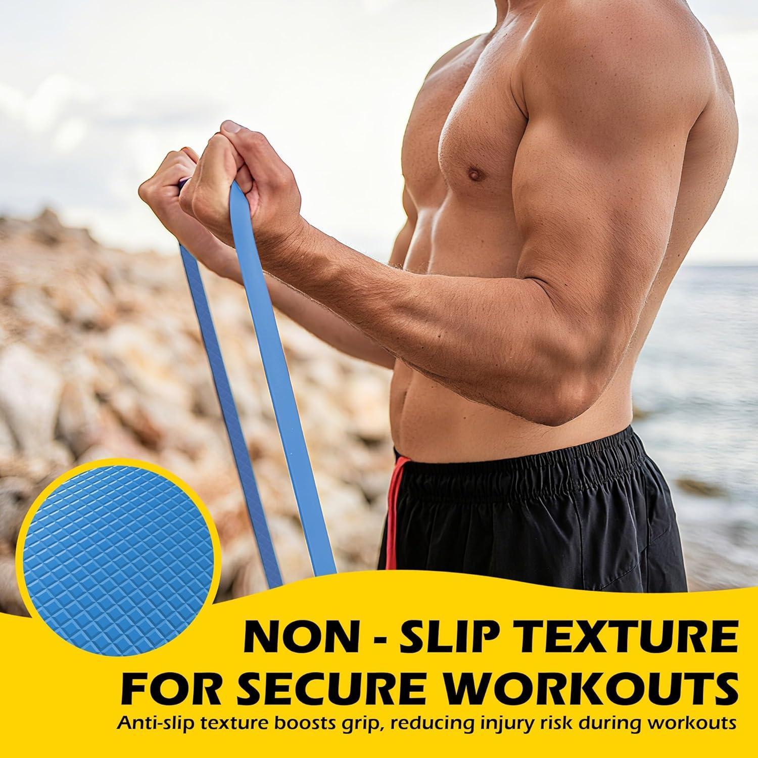 Bandas de Resistencia PAPIBLU PAB-006, 5 Niveles 3.6-56.7 kg