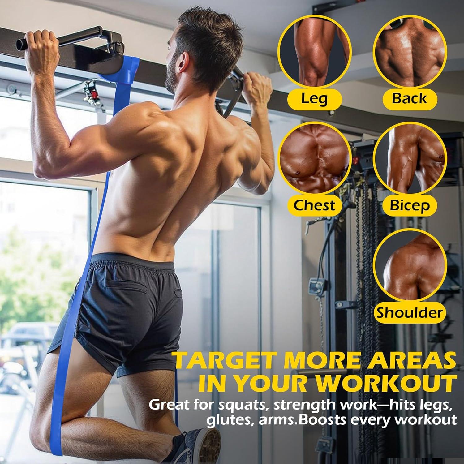 Bandas de Resistencia PAPIBLU PAB-006, 5 Niveles 3.6-56.7 kg