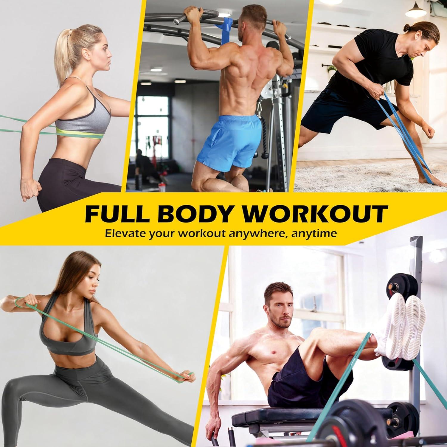 Bandas de Resistencia PAPIBLU PAB-006, 5 Niveles 3.6-56.7 kg