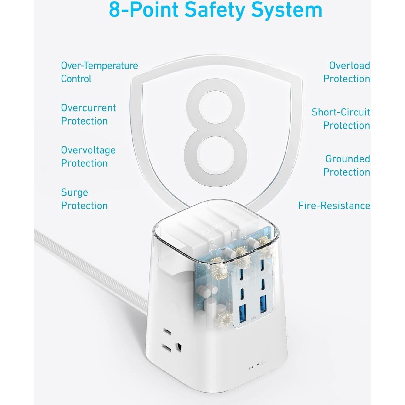 Estación de Carga Anker 100W 9-en-1 USB-C y USB-A