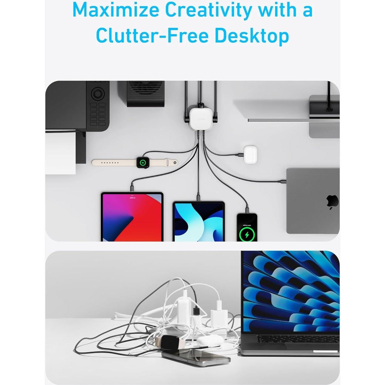 Estación de Carga Anker 100W 9-en-1 USB-C y USB-A