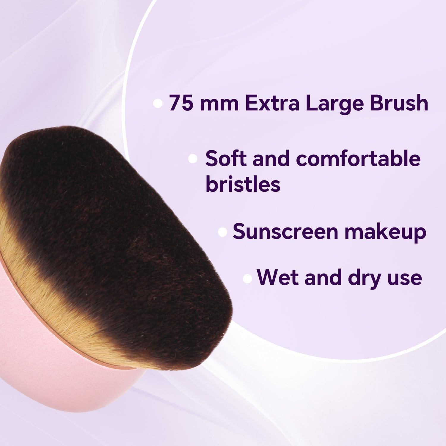 Brocha de Maquillaje Corporal Extra Grande Bosdoer 75mm