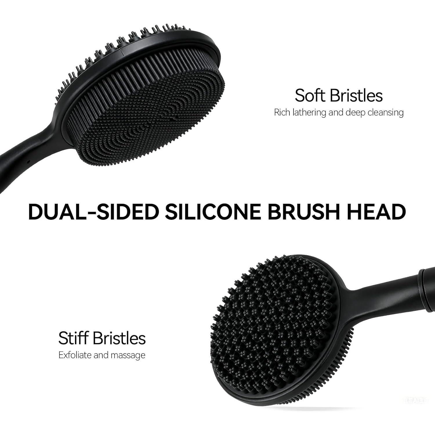 Esfregador de Espalda de Silicona CAMENDE Ajustable 40-61 cm