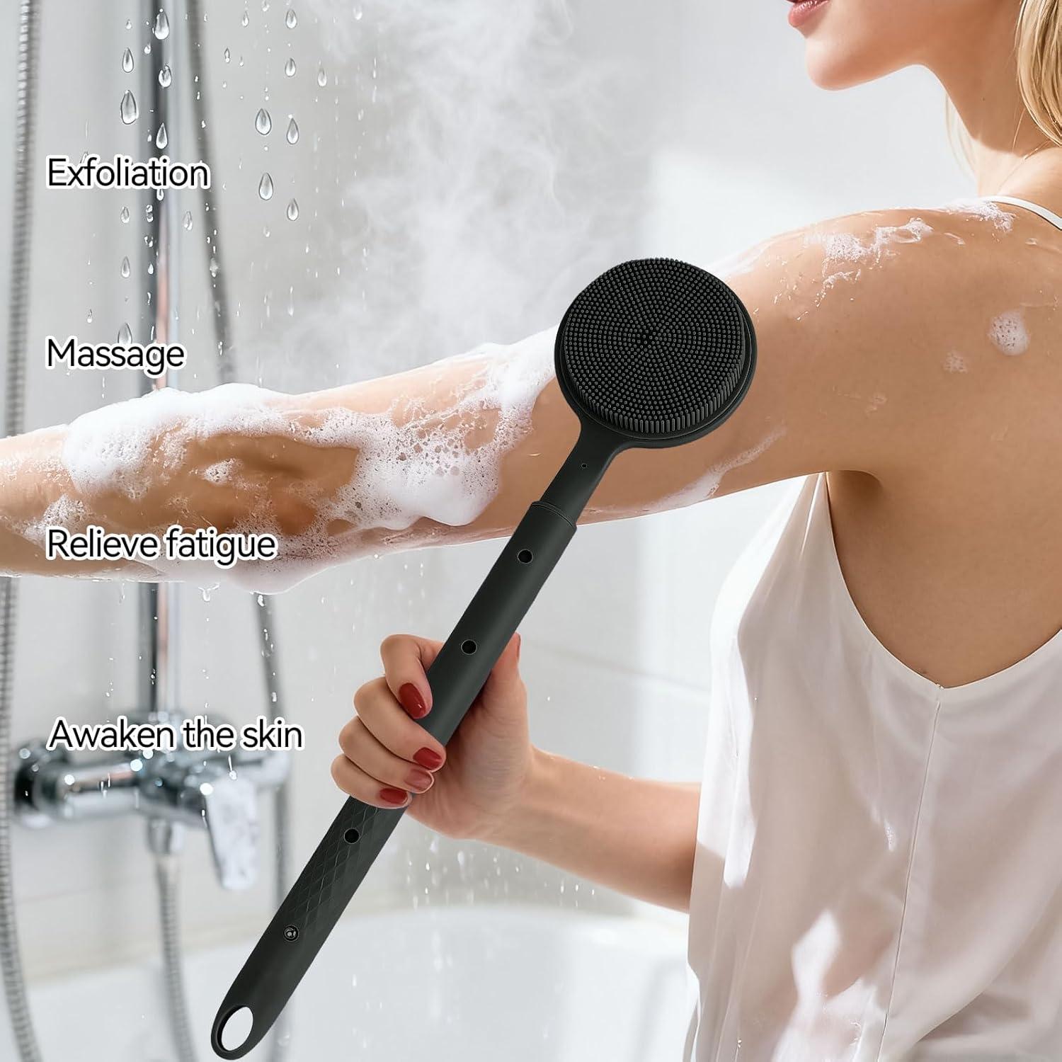 Esfregador de Espalda de Silicona CAMENDE Ajustable 40-61 cm