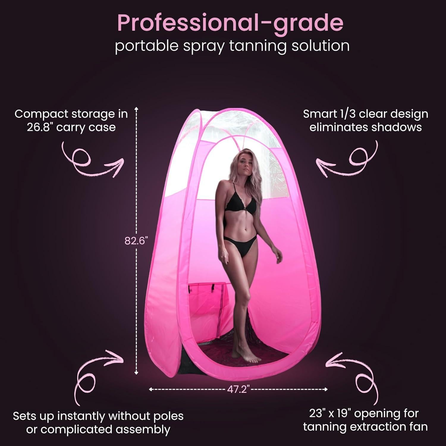 Tienda de bronceado portátil Reneebeautytan extra grande