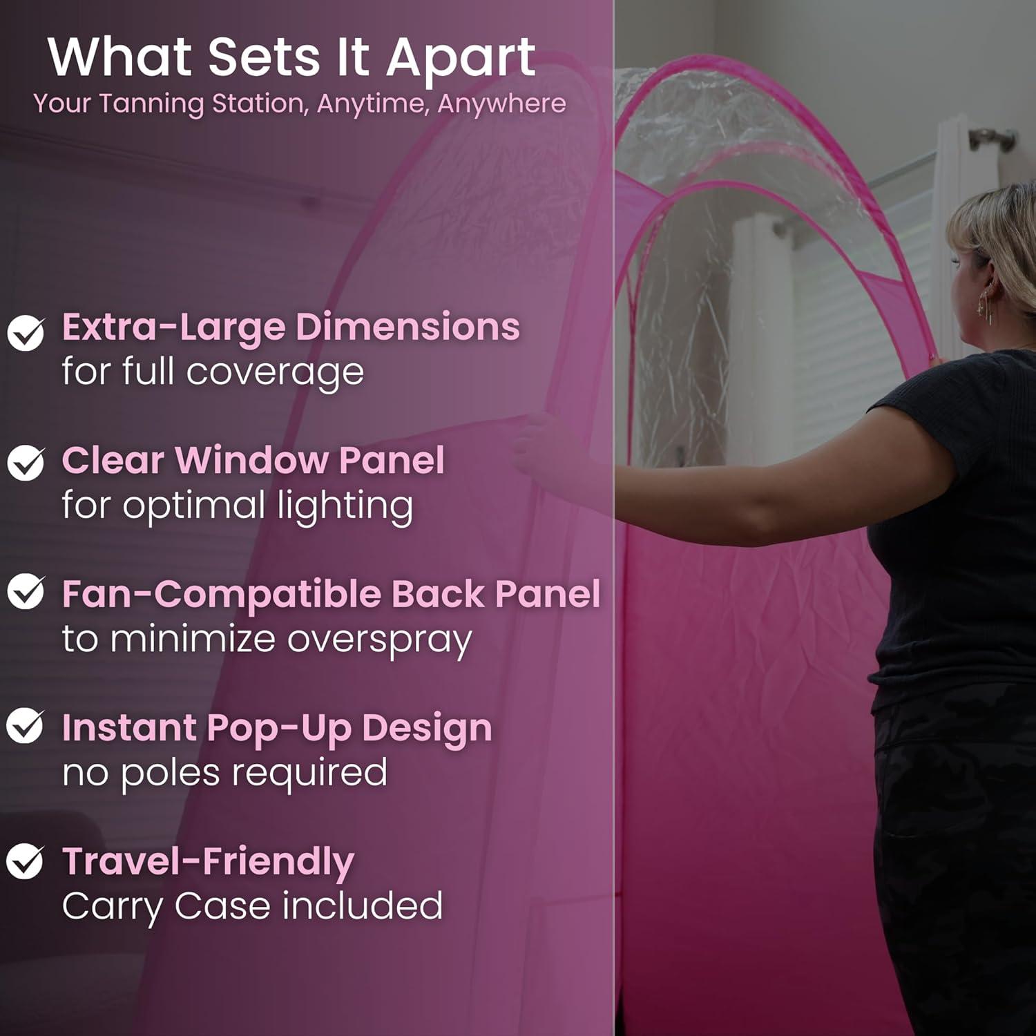 Tienda de bronceado portátil Reneebeautytan extra grande