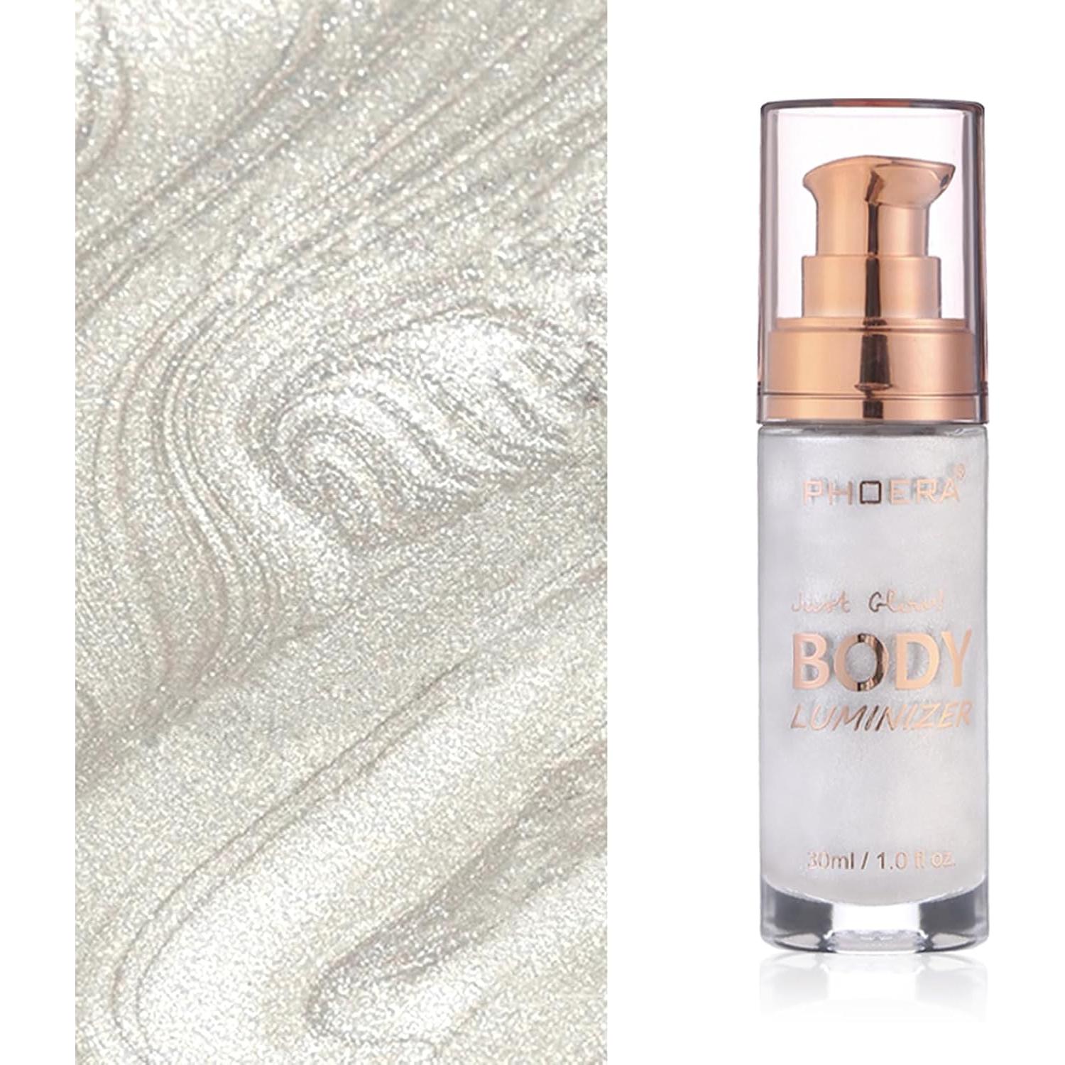 Aceite Brillante Corporal Lezero 30ml Diamante Platino Hidratante